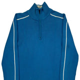 Tommy Hilfiger 1/4 Zip - Large Blue Cotton