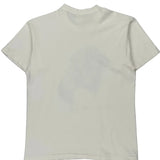 Chimpanzee Thinking Print Fruit Of The Loom Graphic T-Shirt - Large White Cotton