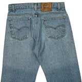 Levis Denim Shorts - 32W 11L Light Wash Cotton