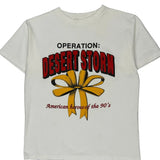 Operation: Desert Storm Unbranded Graphic T-Shirt - Medium Yellow Cotton