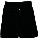 Levis Cargo Shorts - 34W 12L Black Cotton