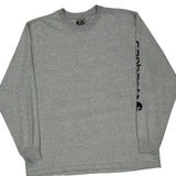 Carhartt Spellout Long Sleeve T-Shirt - XL Grey Cotton