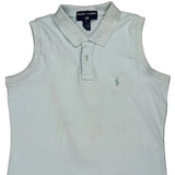 Ralph Lauren Polo Shirt - Large White Cotton