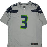 Seattle Seahawks Nike Nfl Football Jersey - XL Gray Polyester