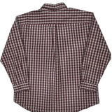 Tommy Hilfiger Checked Shirt - 2XL Burgundy Cotton
