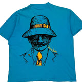 1997 Rat Ride Panama Jack Single Stitch T-Shirt - Large Blue Cotton