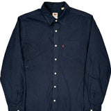 Levis Polka Dot Shirt - Large Navy Cotton