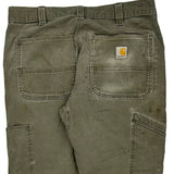 Carhartt Double Knee Carpenter Trousers - 32W 30L Grey Cotton