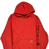 Carhartt Hoodie - XL Red Cotton Blend