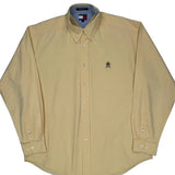 Tommy Hilfiger Shirt - Large Yellow Cotton