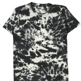 Band Ac/Dc Tie-Dye T-Shirt - Medium Black & White Cotton Blend