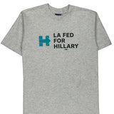 Hillary Clinton Campaign Union Made Single Stitch T-Shirt - Medium Grey Cotton