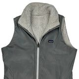 Common Threads Partnership Patagonia Reversible Fleece Vest - Large Gray Polyester