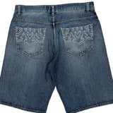 Avirex Denim Shorts - 34W 11L Blue Cotton