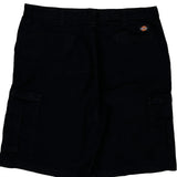 Dickies Cargo Shorts - 36W 11L Black Polyester Blend