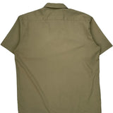 Dickies Short Sleeve Shirt - XL Khaki Polyester Blend