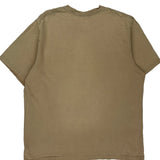 Carhartt T-Shirt - Large Beige Cotton