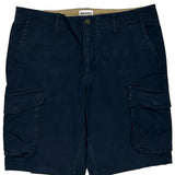 Timberland Cargo Cargo Shorts - 36W 10L Navy Cotton