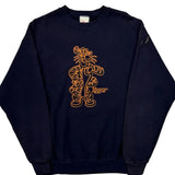 Tigger Disney Cartoon Sweatshirt - Medium Navy Cotton