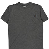 Dickies T-Shirt - Large Grey Cotton Blend