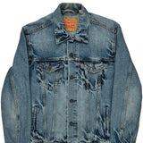 Levis Denim Jacket - Medium Acid Wash Denim