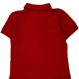 Age 4 Polo By Ralph Lauren Polo Shirt - 2XS Red Cotton
