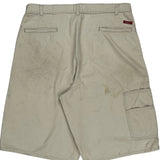 Dickies Cargo Shorts - 35W 13L Beige Cotton