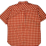 Tommy Hilfiger Checked Short Sleeve Shirt - XL Orange Cotton