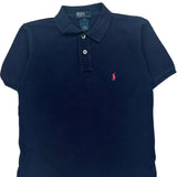 Age 7 Polo By Ralph Lauren Polo Shirt - Small Navy Cotton