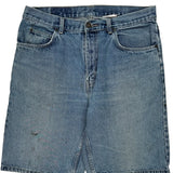 Levis Denim Shorts - 34W 10L Blue Denim
