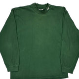 Nike Long Sleeve T-Shirt - Large Green Cotton