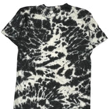 Band Ac/Dc Tie-Dye T-Shirt - Medium Black & White Cotton Blend