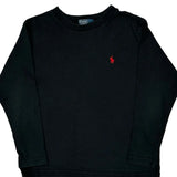 Age 5 Polo By Ralph Lauren Long Sleeve T-Shirt - Small Black Cotton