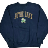Notre Dame Logo 7 College Sweatshirt - XL Navy Cotton Blend
