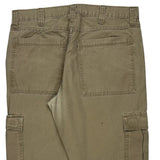 Wrangler Cargo Trousers - 34W 30L Khaki Cotton
