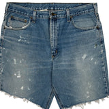 Carhartt Denim Shorts - 32W 9L Light Wash Denim