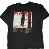 Mana Amar Es Combatir Wwe Graphic T-Shirt - Large Black Cotton