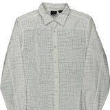 Armani Exchange Slim Fit Shirt - Medium White Cotton