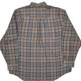 Nautica Checked Shirt - XL Red Cotton