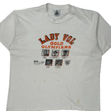 Lady Vol Gold Olympians Lee Graphic T-Shirt - XL White Cotton