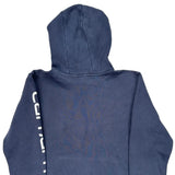 Age 12-13 Carhartt Spellout Hoodie - Large Blue Cotton