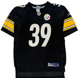 Age 14-16 Pittsburgh Steelers Reebok Nfl Football Jersey - Large Black Polyester