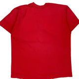 Blank Fruit Of The Loom Single Stitch T-Shirt - Large Red Cotton