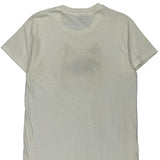 Hanes T-Shirt - Large Cream Cotton