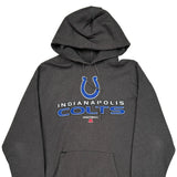 Indianapolis Colts Nfl Hoodie - Large Gray Cotton Blend