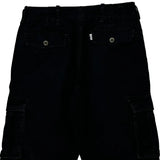 Levis Cargo Shorts - 30W 11L Black Cotton
