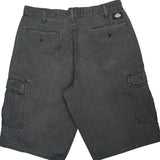 Dickies Cargo Shorts - 36W 11L Grey Cotton