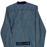 Adidas Denim Shirt - Small Blue Denim