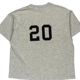 Spurs Hanes Single Stitch T-Shirt - XL Grey Cotton Blend