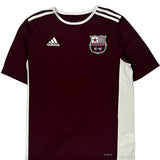 Age 15-16 Rangers Adidas Football Shirt - XL Burgundy Polyester
